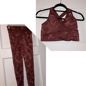 Gymshark Adapt camo seamless set